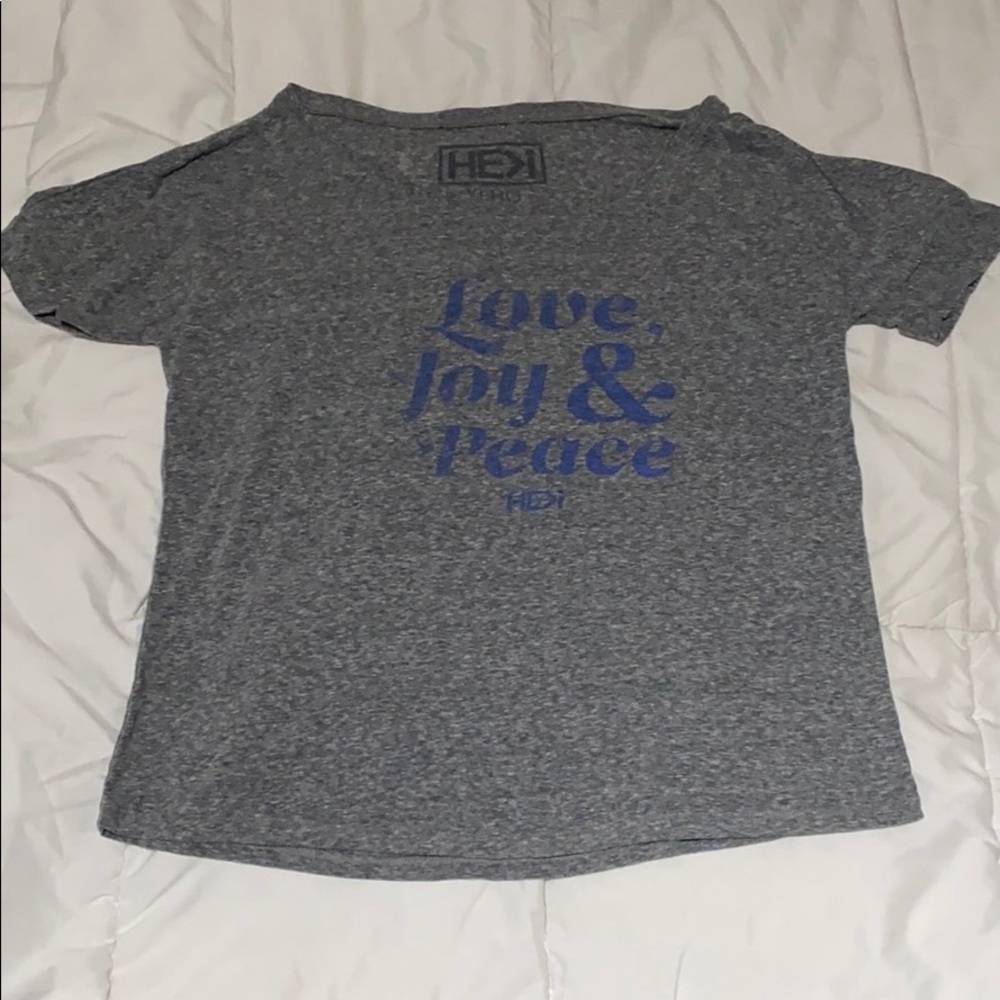HE>i Love Peace and Joy Shirt